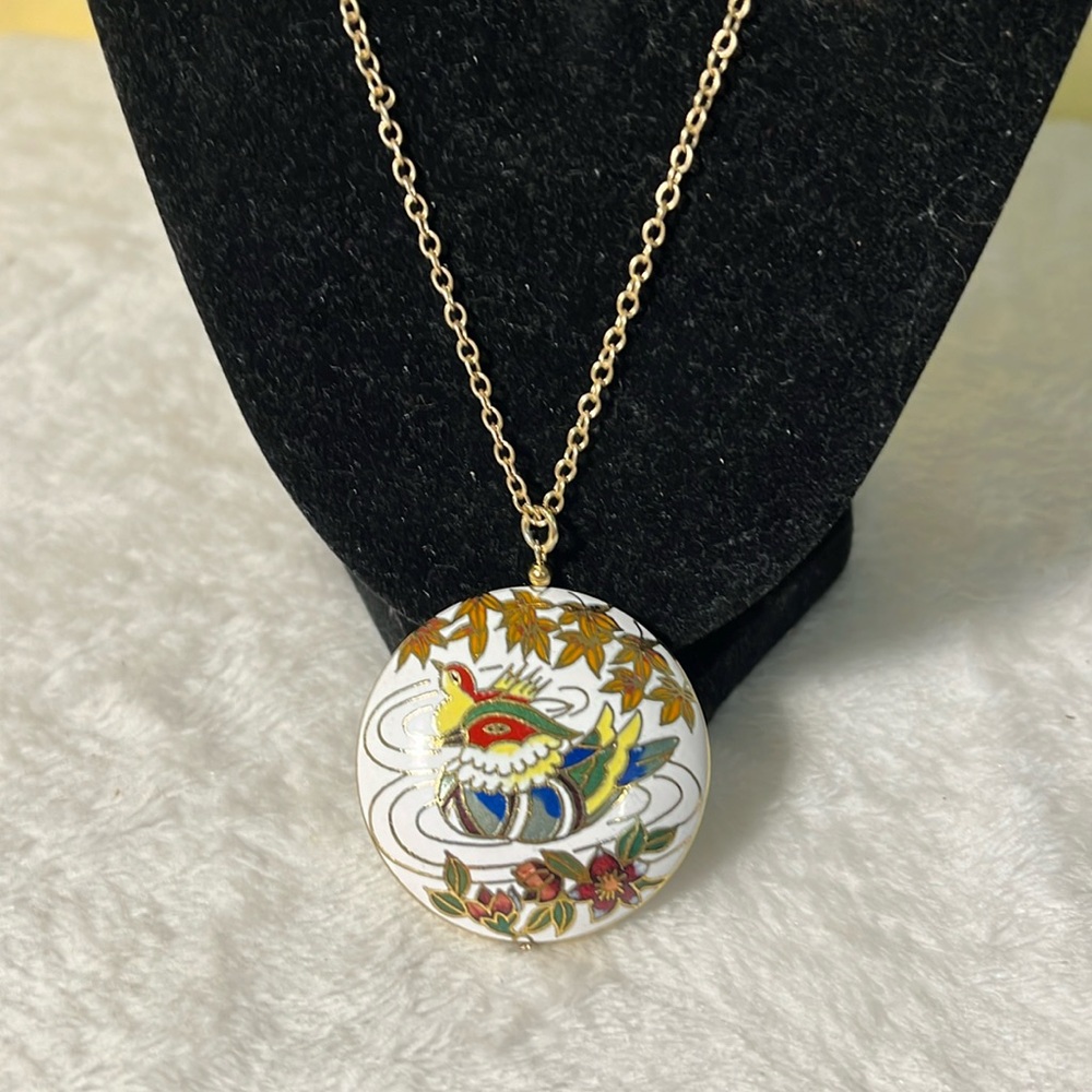 Necklace Cosine duck colorful does not open single strand, nice chain extender